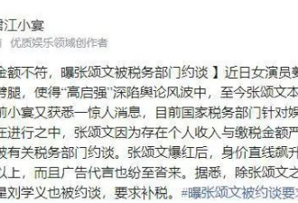 曝张颂文被税务部门约谈，慈善人设也面临崩塌，他这是怎么了？
