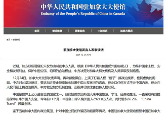中国批评加拿大在人权问题上“双重标准”：为讨好美国而制裁中国
