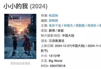《小小的我》：一流表演，一流宣发，半部佳片