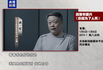 孙志刚唐一军出镜忏悔