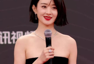 星光大赏红毯生图：赵丽颖变壮了，唐嫣有了鱼尾纹