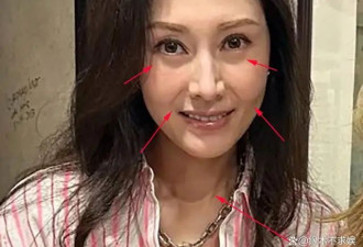 李嘉欣上海小餐馆过元旦,真人长相一般鼻子变样了