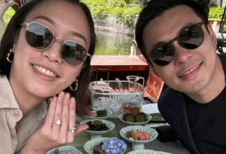 霍启仁携未婚妻参加友人婚礼，女方弯腰驼背气质一般