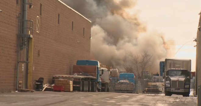 A two-alarm fire near Toronto Pearson International Airport is not impacting the airport's operations. (CP24)