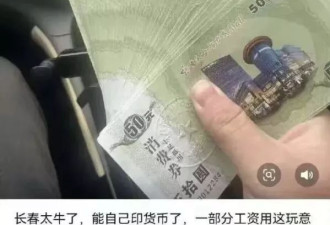 自己发行消费券来抵工资，这位长春老板可真刑啊