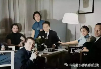 1936年蒋英和父亲蒋百里合影 端庄美丽