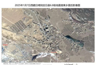 卫星拍摄西藏震区:最大破裂位置浅 最大位错量6米