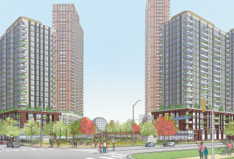 密西沙加购物中心改建：将建9座高达20至44层的塔楼