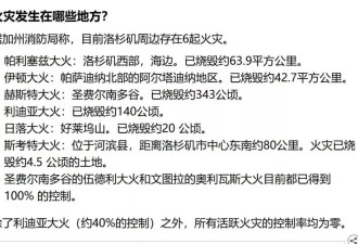 洛杉矶燃烧如地狱 明星豪宅被焚毁 保险公司却不赔