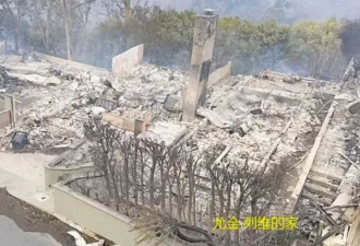 “仿佛刚遭遇了空袭”希尔顿等名人豪宅已被烧成平地