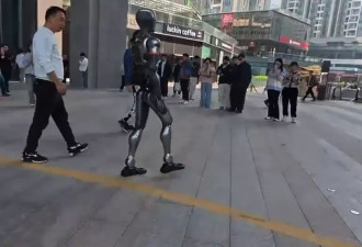 深圳街头机器人散步态如真人引海内外关注 售价曝光