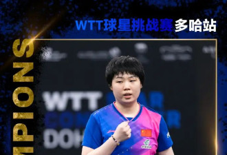 WTT多哈赛：中国队二线阵容夺得2冠