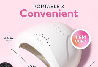 UV LED 美甲灯，SUNUV 指甲油凝胶指甲灯 48W