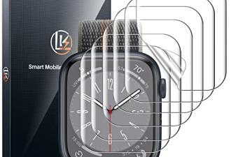 8.1 折, LK 6 件装屏幕保护膜适用于 Apple Watch 系列