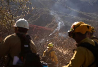 加州预报强风来袭 恐让洛杉矶野火烧得更旺