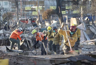 加州预报强风来袭 恐让洛杉矶野火烧得更旺