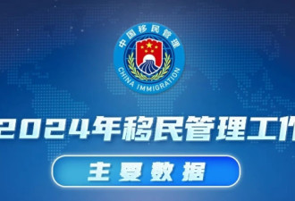 一图看懂！2024年移民管理工作主要数据