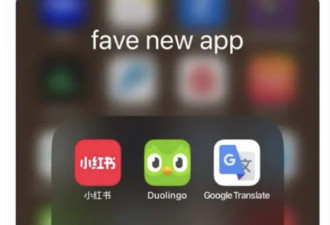 官媒：美网民涌入小红书后 想学中文的人数激增