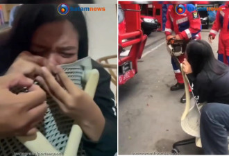 女刚穿鼻环戳椅背网洞 下场超悲剧
