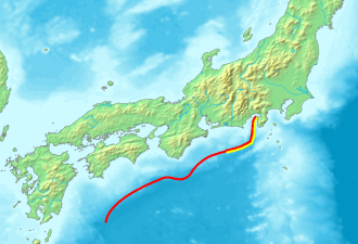 南海海槽特大地震 日本研究小组:发生机率升至82%