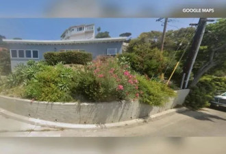 洛杉矶这栋房子躲过了山火 却被泥石流劈成两半