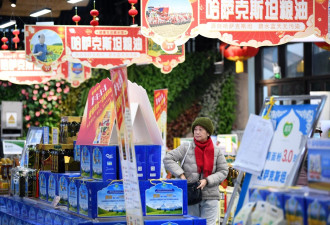 春节前夕，“洋年货”走俏中国