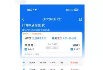列车因撞鸟临时停车致9趟列车晚点 铁路部门致歉