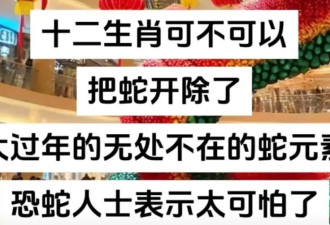 最近，满大街的丑蛇装饰让怕蛇人默默碎了