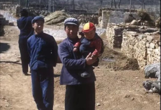 1972年，美国人拍摄的河北农村彩色照片