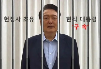 尹锡悦被正式拘留换囚服，“有毁证据的风险”