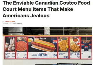比较加美Costco美食广场 美国没有这些特色食物
