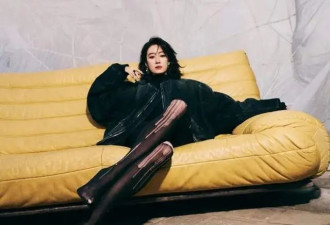 张小斐瘦后似换了个人！夹克配丝袜美出新高度，果然人红精神爽