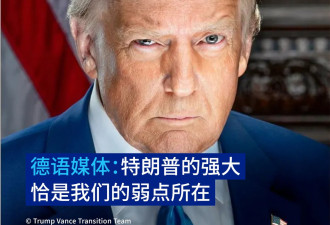 德语媒体：特朗普的强大恰是我们的弱点所在