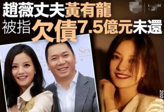 港媒曝赵薇主动公布离婚日，当天清空黄有龙公司股票，素颜照曝光