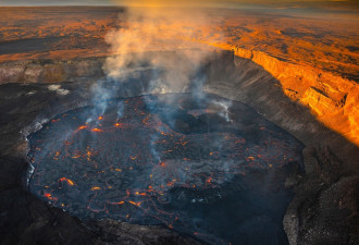 近一个月第五次 夏威夷最活跃火山再爆发 引发地震