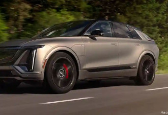 624马力高性能纯电SUV 凯迪拉克LYRIQ-V官图