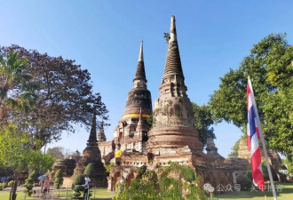 泰国大城：走进崖差蒙空寺