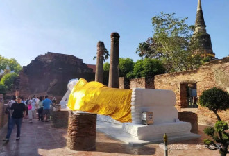 泰国大城：走进崖差蒙空寺