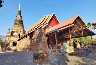 泰国大城：走进崖差蒙空寺