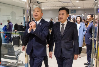 韩国瑜自曝访美“每天睡眠不足”