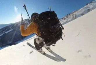 知名博主飞跃雪山时失联，事发时画面曝光