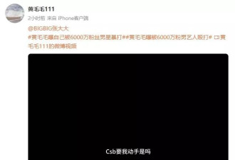 张大大疑似殴打工作人员 当事人放出对方打骂录音