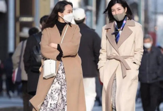 东京银座都是“大衣+裙子”穿搭 洋气又保暖