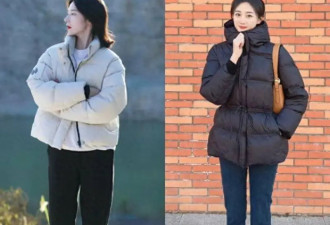 哈儿滨街拍：都在穿羽绒服+裤子 保暖又时髦