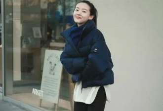 哈儿滨街拍：都在穿羽绒服+裤子 保暖又时髦