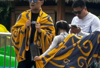 汪峰带女儿醒醒三亚过年，父母轮流带孩子.....