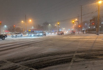 暴雪致TTC公交56个站点停运！多伦多周三迎更多降雪！