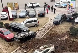 男孩往化粪池里扔鞭炮引爆炸掀翻多辆汽车 要赔多少？