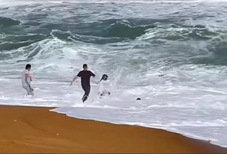 对话海南万宁海边救人白衣小哥：被称赞英雄不敢当