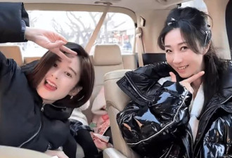 孙红雷妻女与颖儿母女逛太庙，7岁女儿古风打扮好漂亮